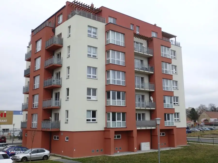 Fasáda Bára — Bytový dům — zateplená fasáda